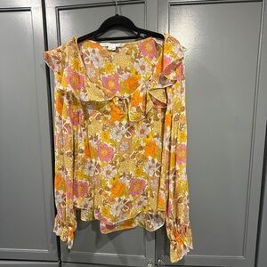 Veronica Beard, silk floral Blouse